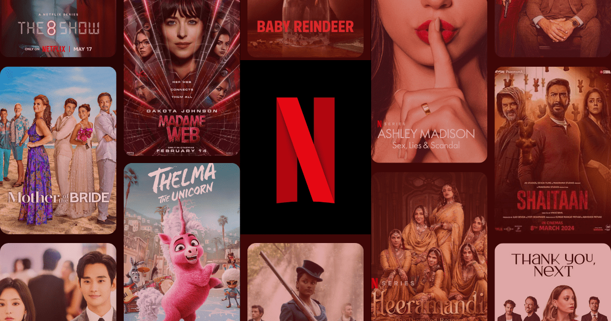 Netflix Top 10: Trending English & Non-English Films and TV Shows (May 2024)"op 10